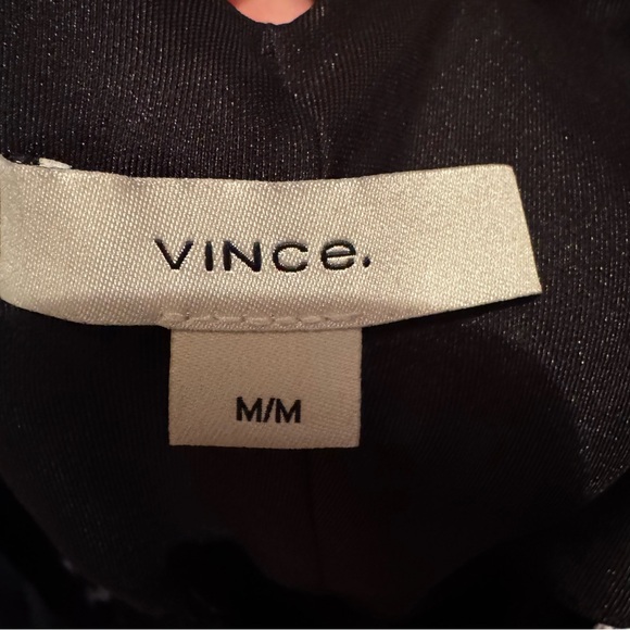 NWT Vince Crushed Velvet Midi Slip Dress Black Size M Luxe Evening Cocktail - Picture 8 of 16